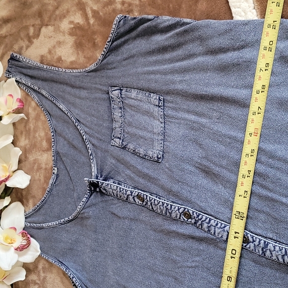 Macy's Blue Jean "look" Tank - Picture 7 of 14